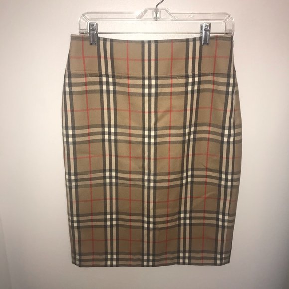 Burberry Dresses & Skirts - Burberry London  Novacheck Brit Pencil Skirt